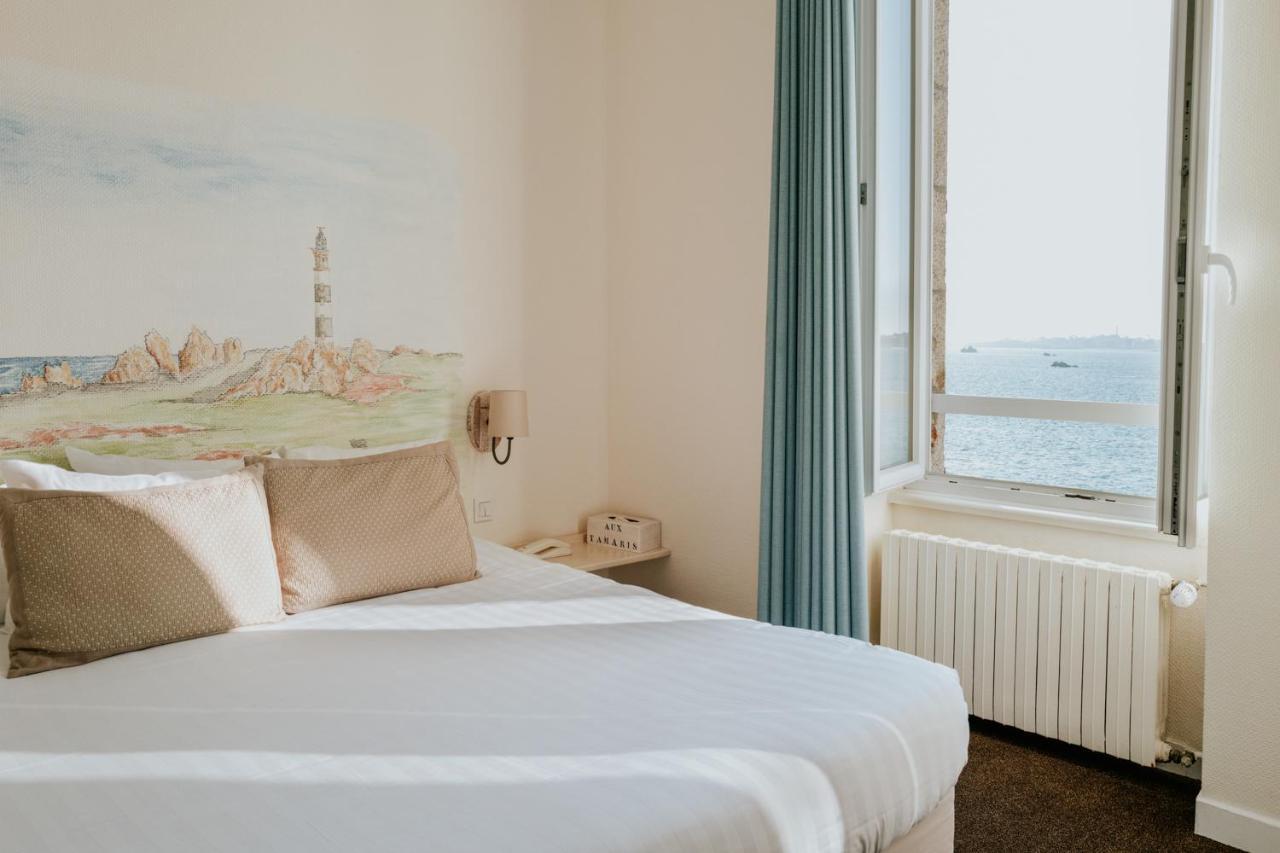 Hotel Aux Tamaris - Vue Mer Roscoff Εξωτερικό φωτογραφία
